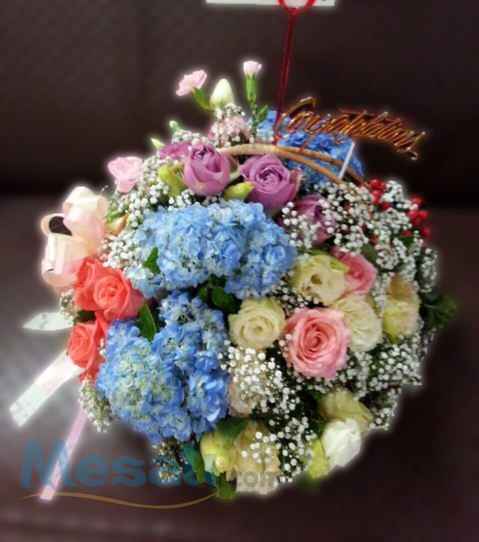 กระเช้าดอกไม้ 01