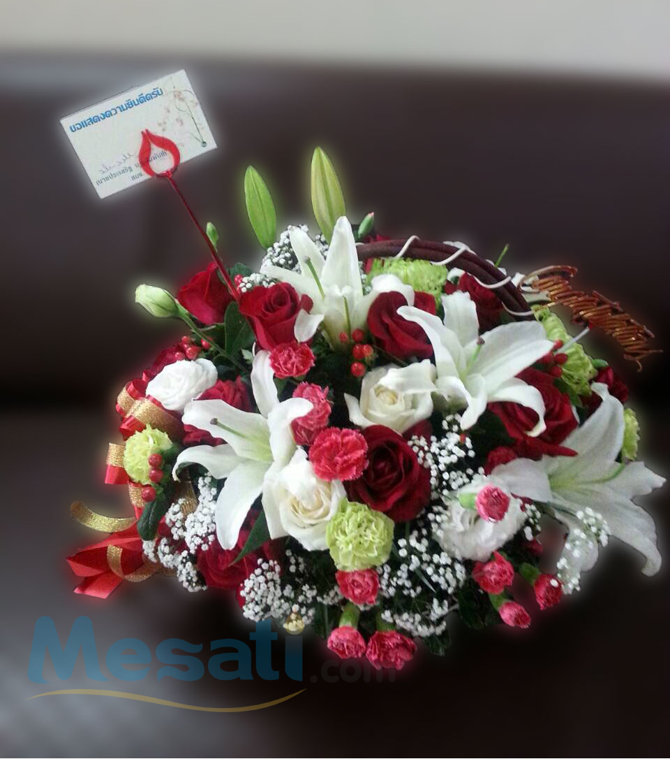 กระเช้าดอกไม้ 06